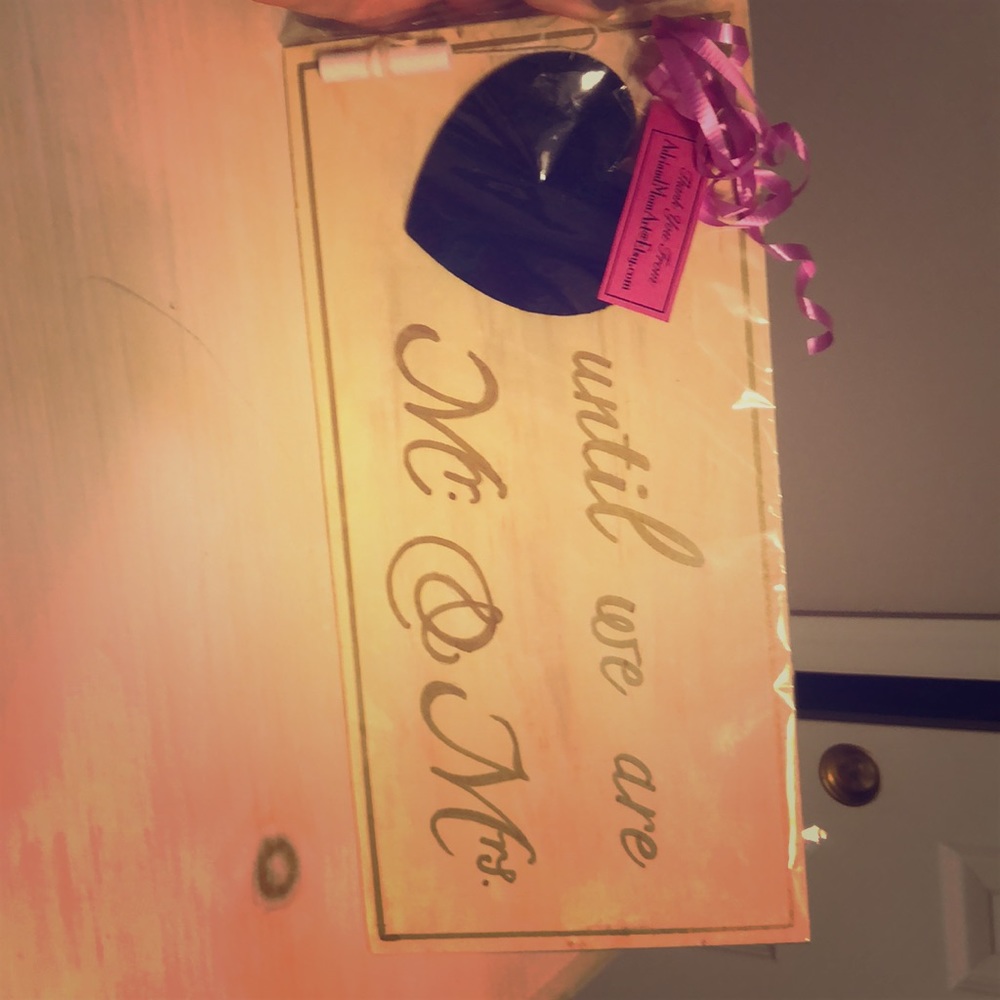 Engagement sign